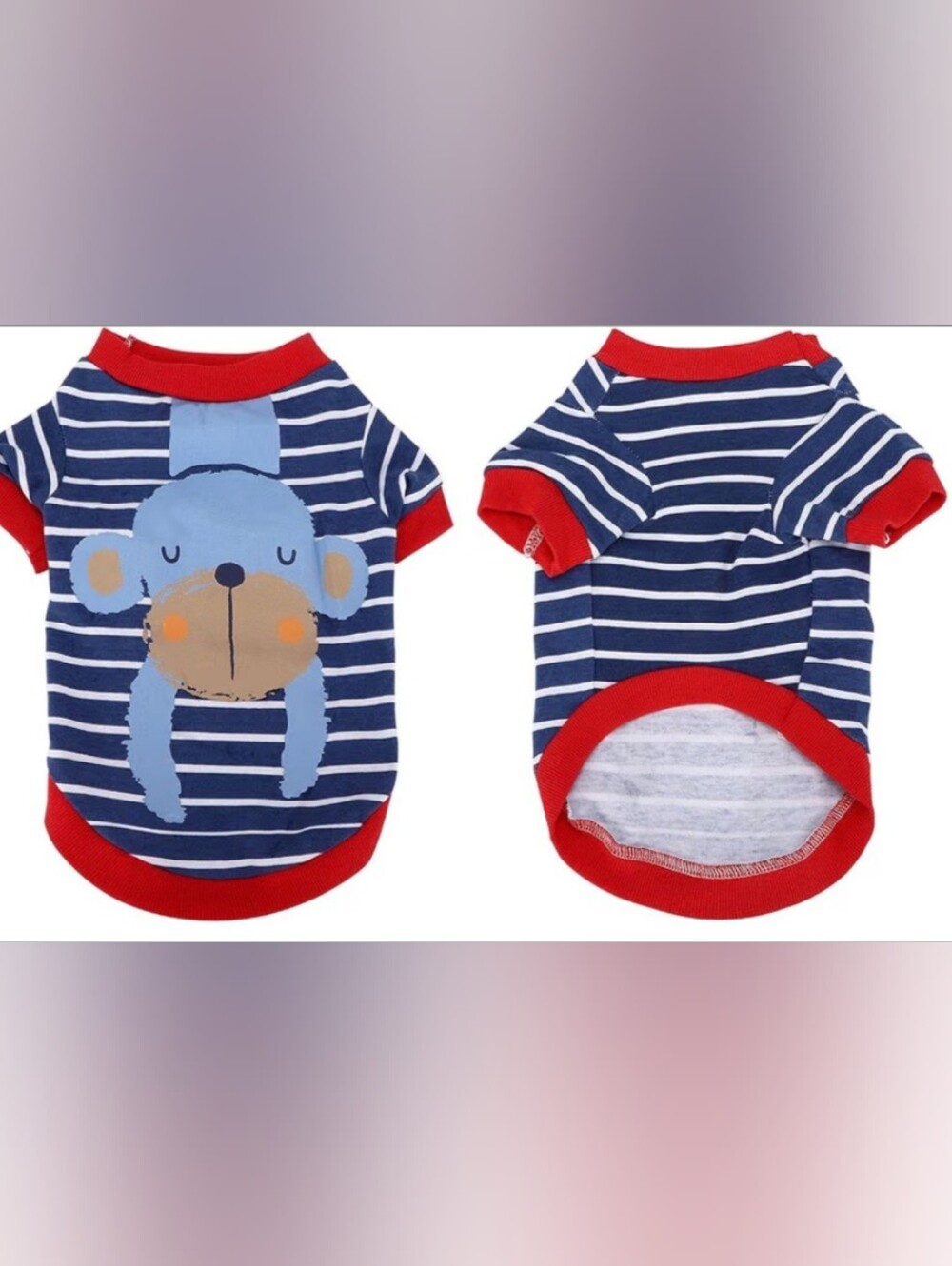 Cute Pet monkey T Shirt Tank Top Pet Clothing Gift Cat Dog